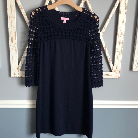 Lilly Pulitzer Dresses & Skirts - Lilly Pulitzer | Navy Kariana Sweater Dress